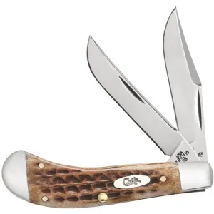 CASE KNIVES Pocket Worn Bone Saddlehorn 3.375" Closed