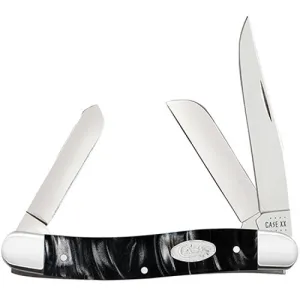 CASE KNIVES Black Pearl Kirinite Medium Stockman (10318 SS)