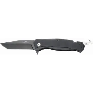 BEAR & SON 4 5/8" Bear Swipe V Survival Assisted Black