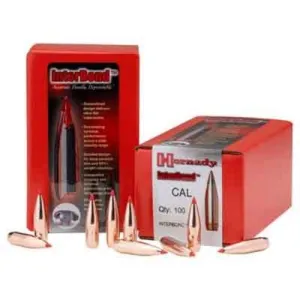 HORNADY Reloading Bullets Interbond Bullets 25 Cal 110 Grain 100rd