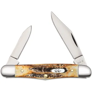 CASE Jigged 6.5 BoneStag Half Whittler 3.25" (Closed) Pocket Knife