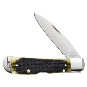 CASE KNIVES Bose Olive Green Bone Russell Jig Tribal Lock