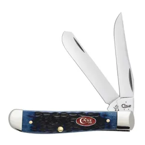 CASE KNIVES Navy Blue Bone Rogers Jig Mini Trapper (6207 SS)