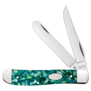 CASE KNIVES SparXX Trapper Mini Clip Point/Spey Green Kirinite