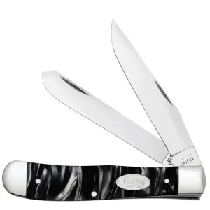 CASE KNIVES Black Pearl Kirinite Trapper (10254 SS)