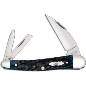 CASE KNIVES Seahorse Whittler Knife Blue Denim Bone