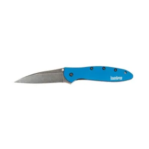 KERSHAW KNIVES Leek Speedsafe Assisted Folding Knife - Navy
