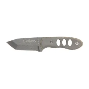 CAMILLUS KNIVES Choker Plain Edge Gray Micarta 2.5" Black