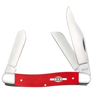 CASE KNIVES Smooth Red G-10 Stockman (10347 SS)
