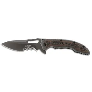 CRKT Ikoma Fossil SS w G10 Overlay