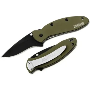 KERSHAW KNIVES Scallion 2.25" Assisted Knife - Olive / Black