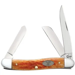 CASE KNIVES Pocket Worn Whiskey Bone CV Std Jig Med Stockman