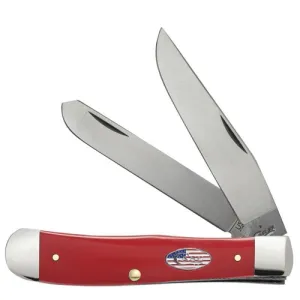 CASE KNIVES American Workman - Red Synthetic Trapper (4254 SS)