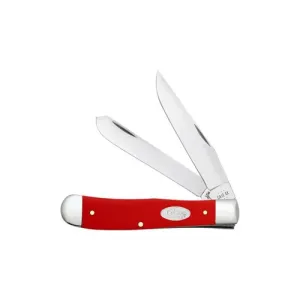 CASE KNIVES Red Synthetic - Smooth Trapper (4254 SS)
