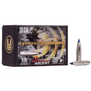FEDERAL AMMO Reloading Bullets Terminal Ascent 200 Grain 50rd