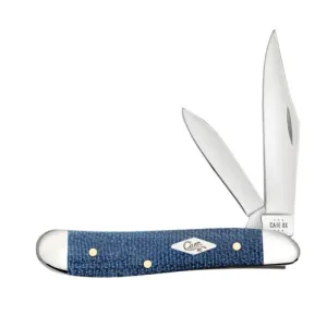 CASE KNIVES Peanut - Smooth Blue Denim Canvas Laminate