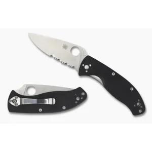 SPYDERCO Tenacious G-10 Black Serrated Edge