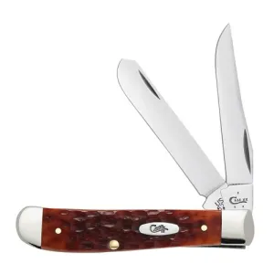 CASE KNIVES Chestnut Bone Standard Jig Mini Trapper (6207 CV)