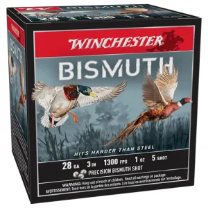 WINCHESTER AMMO 28Ga 3" 5# Bismuth 1 oz 25rd