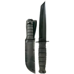 KA-BAR Short Ka-Bar Tanto-Black-Straight Edge