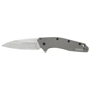 KERSHAW KNIVES Dividend 3'' Gray Aluminum Stonewash