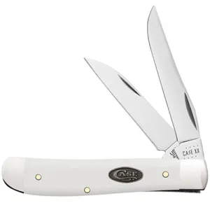CASE KNIVES White Synthetic - Mini Trapper (4207W SS)