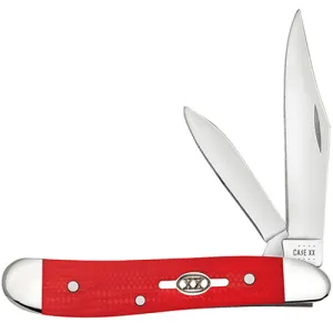 CASE KNIVES Smooth Red G-10 Peanut (10220 SS)