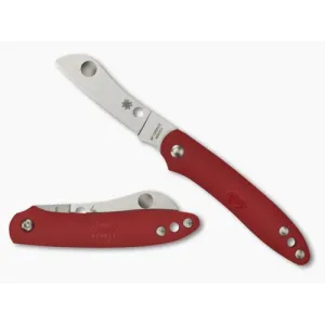 SPYDERCO Roadie Lightweight Red Plain Edge