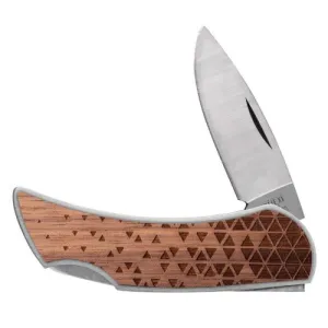 CASE KNIVES Woodchuck-Brushed SS Executive Lockback- Triangles