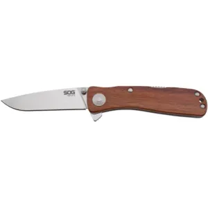 SOG TWITCH II-WOOD HANDLE SATIN