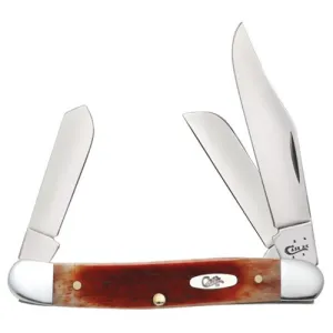 CASE KNIVES Sawcut Caramel Bone Stockman (6347 SS)