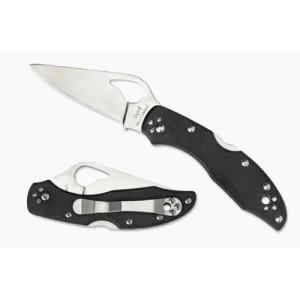SPYDERCO Meadowlark 2 G-10 Black Plain Edge
