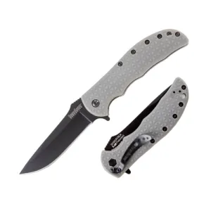 KERSHAW KNIVES Volt II Straight Black Blade Gray Glass Filled Nyl