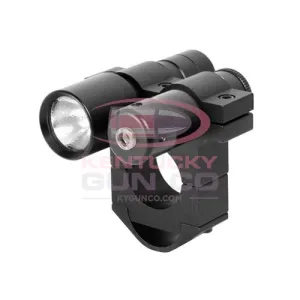 BSA 650nm Red Laser Sight w/80 Lumen Flashlight 1"