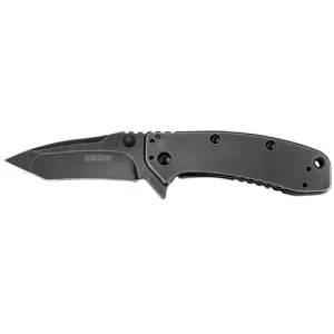 KERSHAW KNIVES Cryo II Tanto Blackwash 3.25" Deep Carry Assisted