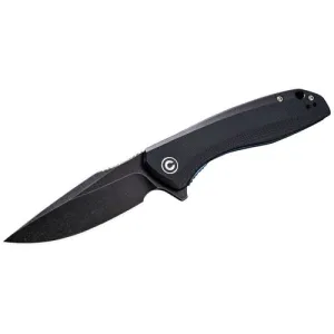 CIVIVI Baklash Black G10 Blue S/S Liner Black Stonewashed