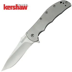 KERSHAW KNIVES Volt SS Clip Point 3.5" Bead Blasted