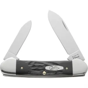 CASE KNIVES 62131 SS Rough Blk Canoe