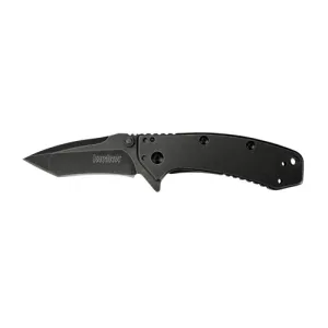 KERSHAW KNIVES Cryo Tanto Blackwash 2.75" Deep Carry Assisted