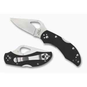 SPYDERCO Robin 2 G-10 Black Plain Edge