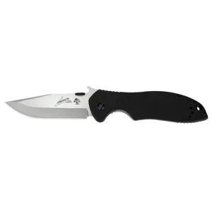 KERSHAW KNIVES CQC-6K 3.25" Stonewash/Satin Clip Point G-10 Black