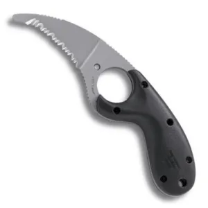 CRKT Bear Claw Black Blunt Tip 2.375" Hawksbill Serratd