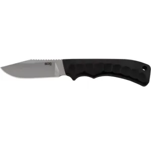 SOG Ace - Stonewash, Straight, Black Sheath