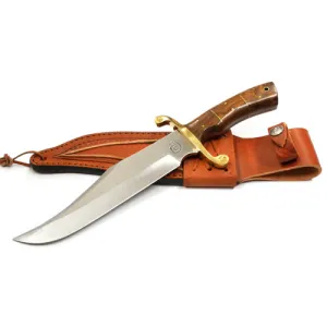 COLT ALAMO BOWIE/SS/WOOD/LEATH