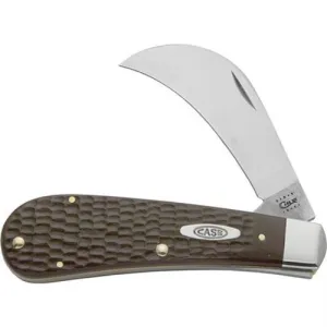 CASE KNIVES 61011 SS Brwn Syn Hawkbill Pru