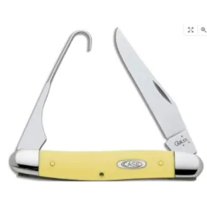 CASE KNIVES 3247H SS Ylw Syn Bird Hook Kni