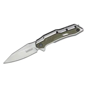 KERSHAW KNIVES Salvage Assisted Flipper Knife 2.9" Stonewashed
