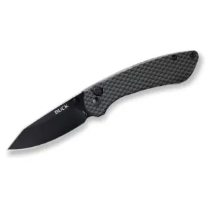 BUCK KNIVES Mini Sovereign Folding Knife 2.625" Clip Point Blade | Carbon Fiber Handles