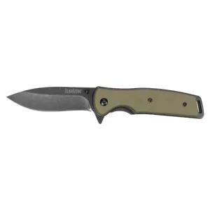 KERSHAW KNIVES Bevy Assisted Opening Knife OD Green G-10