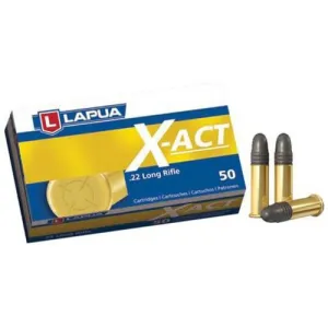 LAPUA AMMO 22 LR X-ACT 50rd